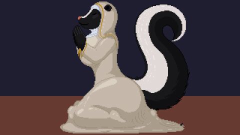 2d ambiguous_gender animated animation ass big_ass big_butt clothes dutch_oven facesitting fart fart_fetish farting farting_in_mouth farting_on_face female female/ambiguous female_fart female_focus fully_clothed furry furry_only giantess green_fart green_fart_cloud kneeling large_female mini_giantess nonconsensual nun pinned_under_ass pixel_animation pixel_art praying robe robes see-through sitting_on_another sitting_on_person size_difference skunk skunk_fart skunk_tail squashedflat struggling tagme tight_clothes