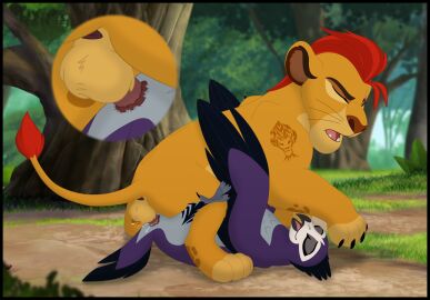 anga_(tlg) avian balls bird cloaca cloacal_penetration eagle female feral fluids fur interspecies kaion kion kion_(the_lion_guard) lion male male/female martial_eagle penetration penis pussy the_lion_guard vagina vaginal_fluids vaginal_penetration vaginal_sex
