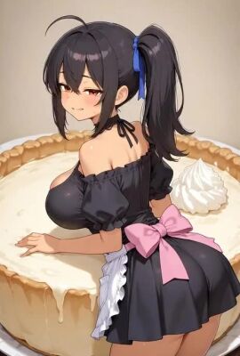 ai_generated animated apron chef cherry grok humiliation tagme tan_body tan_skin video wam