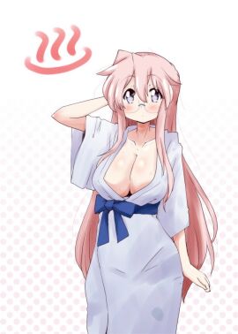 1girls artist_request big_breasts breasts female lucky_star miyuki_takara