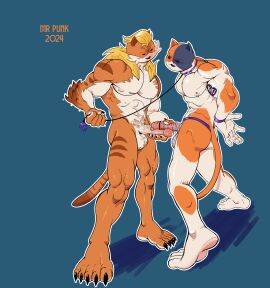 5_toes absurd_res anthro bondage clothing cock_warmer duo epic_games feet felid foot_fetish fortnite frottage hi_res humanoid_feet male male/male mammal marvel marvel_comics masturbation meowscles meowscles_(fortnite) meowsthoot meowtooth_(fortnite) mrpunkmorph mutual_handjob mutual_masturbation orgasm penile penis penis_clothing plantigrade sex simultaneous_orgasms soles toes