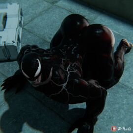 1:1 1boy 3d absurd_res alien alien_humanoid all_fours alternate_version_at_paywall ass big_ass big_butt black_body blender_(artwork) digital_media_(artwork) empty_eyes erection genitals hi_res high-angle_view humanoid humanoid_genitalia humanoid_penis long_tongue male male_only marvel marvel_comics muscular not_furry nude open_mouth penis sharp_teeth solo symbiote teeth tongue tongue_out venom_(marvel) yaoi z_hado