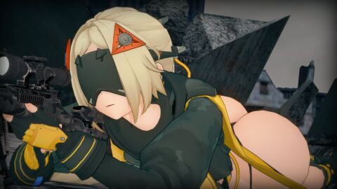 1girls 2025 3d absurd alternate_version_available ass ass_exposed ass_focus big_ass big_ass_(female) black_gloves black_pants blindfold blindfolded blonde_female blonde_hair breasts clothes crop_top different_angle eyewear female female_focus female_human female_only fingerless fully_clothed gear glasses gloves gun half-dressed highres holding holding_gun holding_weapon hoyoverse light_hair long_hair lying mihoyo mihoyo_technology_(shanghai)_co._ltd. military military_uniform navel nudity nyxxzeiss ornament pants res rifle sniper solo solo_female solo_focus tactical tagme thong tight trigger_(zenless_zone_zero) vest weapon zenless_zone_zero