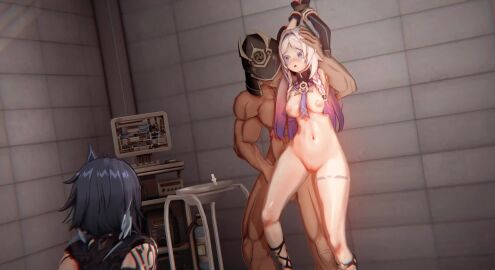 1girls 2boys abuse ahe_gao animated armpits arms_up blue_eyes bondage breast_grab broken_rape_victim cheating citlali_(genshin_impact) completely_nude cuck cuckold cum_in_pussy cum_inside dark-skinned_male drugged_sex drugs ejaculation embarrassed face_grab forced_to_watch genshin_impact groping_breasts groping_from_behind head_grab heels heels_only injection koikatsu leg_grab leg_lift leg_up light-skinned_female longer_than_one_minute looking_pleasured making_out mind_break motherly_cuckold neck_grab netorare no_sound npc_(genshin_impact) nude open_mouth ororon_(genshin_impact) pink_hair pleasure_face questionable_consent restrained restrained_arms rope rough_sex samurai scared scared_expression sex small_breasts suhe syringe tagme thick_thighs tied_hands tied_to_chair tied_up tongue_out vaginal_penetration video waist_grab
