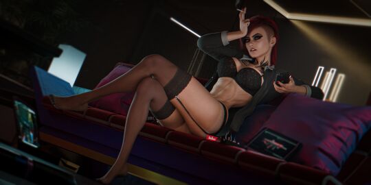 3d after_sex b8ty6ix cyberpunk_2077 lingerie lingerie_bra lingerie_panties money no.86 orginal_character