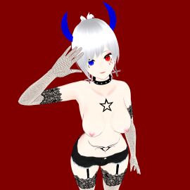 ashley_roquefort ashleyvt92 big_breasts boobs_out breasts breasts_out cat_ears cat_tail female naked naked_female nipples nipples_outside nude nude_female pink_nipples red_eyes red_nails tattoos vroid white_body white_hair