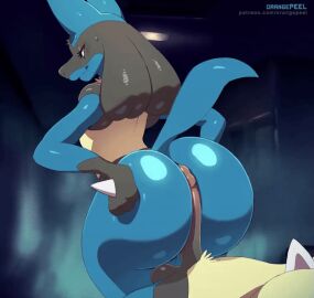 1boy 1girls 2024 2d 2d_(artwork) 2d_animation animated animation anthro anthro_only artist_logo artist_name ass ass_focus ass_jiggle ass_shake assjob background balls ballsack big_ass big_butt big_penis bouncing_ass bouncing_balls bouncing_butt bubble_ass bubble_butt butt_jiggle butt_shake buttjob curvy curvy_female curvy_figure ear erect_penis erection eyelashes fat_ass fat_butt female furry game_freak generation_4_pokemon genitals grabbing_ass grabbing_own_ass hands_on_ass hands_on_butt hard_on hot_dogging hotdogging hotdogging_ass huge_ass huge_butt huge_cock huge_penis jiggling_ass jiggling_butt large_ass large_butt long_cock long_penis looking_back lucario male male/female milf nintendo orange-peel patreon_username penis penis_in_ass pokemon pokemon_(species) pokémon_(species) red_eyes smile standing sweat tail thick_ass voluptuous voluptuous_female watermark