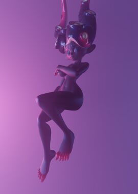 1girls 3d 3d_(artwork) barefoot completely_nude dark-skinned_female dark_skin female female_only full_body marina_(splatoon) marina_(wo262) naked naked_female nude nude_female sleeping solo solo_female splatoon splatoon_2 verysleepykat wo262_(3d_model_style)