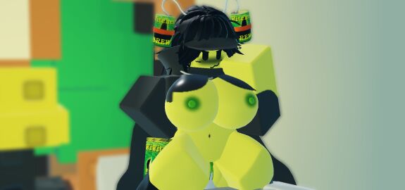 1girls 3d :3 >:3 bed binge_brew_battler_(the_battle_bricks) black_hair blush breasts brew_battler_(the_battle_bricks) cape female green_body green_nipples grey_body hat light_green_body naughty_face navel nipples roblox roblox_game robloxian self_upload sex soda soda_can the_battle_bricks tumore underboob witch witch's_brew wompwompsad