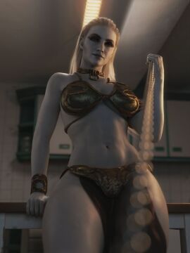 1girls 3d ass big_ass big_breasts breasts bust busty capcom curvaceous curvy curvy_figure female female_focus hips hourglass_figure huge_ass huge_breasts large_ass large_breasts legs light-skinned_female light_skin mature mature_female mother_miranda_(resident_evil) pale-skinned_female pale_skin resident_evil resident_evil_8:_village slave_leia_(cosplay) slim_waist thick thick_hips thick_legs thick_thighs thighs top_heavy voluptuous waist wide_hips word2