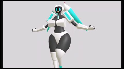 2025 3d 3d_animation animated breasts breasts_out frog_vs_giant_robot_girl gigamo_(soulchan) no_nipples no_sound robot robot_girl robot_humanoid soulchan tagme video