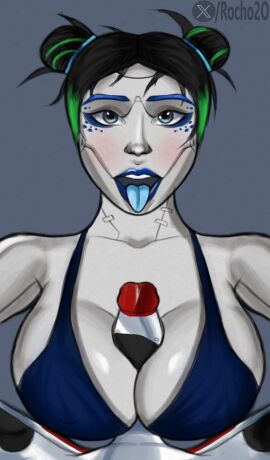 boobjob breasts designer_tsuki female fortnite robot