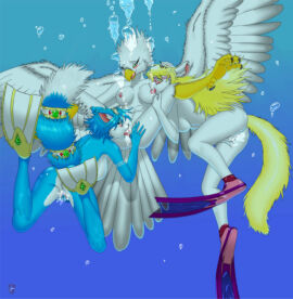 3girls air_bubbles animaniacs anthro anthro_only anthrokidnapper ass avian bird breasts bubbles crossover cunnilingus eagle female female/female/female female_only fff_threesome fingering fingering_pussy fingering_self flippers fox freediving furry goggles interspecies krystal licking licking_nipple masturbation medium_breasts minerva_mink mink navel nintendo nipples nude ocean orgasm original original_character pokemon pussy pussy_juice sea sideboob star_fox swimming_fins swimming_goggles tagme threesome underwater warner_brothers water