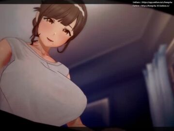 1boy 1girls 3d 3d_animation animated brown_eyes brown_hair brown_hair_female hongcha03 koikatsu light-skinned_female light-skinned_male light_skin longer_than_10_seconds micro_bikini milf mrs.baek_(hongcha) no_sound original pubic_hair shorter_than_30_seconds somnophilia tagme video waking_up