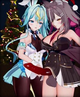 1futa 1girls 2025 3d 3d_animation animal_ear_fluff animal_genitalia animal_humanoid animal_penis animated animation balls ballsack bare_shoulders bedroom_eyes big_breasts big_cock big_penis big_thighs black_hair blonde_hair blue_eyes blue_hair blush blushing bottomless bottomless_futa breasts bunny bunny_costume bunny_ears bunny_girl bunnysuit canid canine canine_genitalia canine_penis canis chisaka_airi christmas christmas_decorations cleavage clothed clothed_female clothing cock curvaceous curvy curvy_body curvy_female curvy_figure curvy_hips dick evilzorak futa_on_female futa_with_female futanari handjob hi_res highres intersex intersex/female kaminari_clara knot knotted_penis large_cock large_penis leotard longer_than_10_seconds loop looping_animation masturbation multicolored_hair opennsfwsp pantyhose penis phase_connect pink_hair ponytail rabbit rabbit_ears rabbit_girl revealing_clothes santa_hat shorter_than_30_seconds skimpy skimpy_clothes sound stockings tagme testicles thick thick_hips thick_thighs thighs tied_hair two-tone_hair video virtual_youtuber voluptuous vtuber wide_hips xype3d yellow_eyes yellow_hair