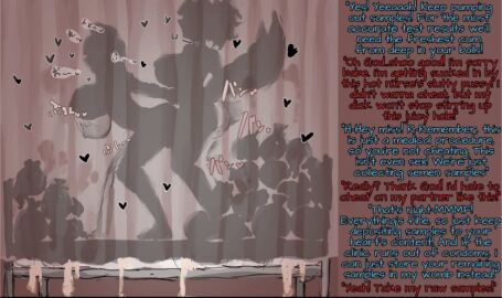 1futa 1girls behind_curtain bent_over big_breasts black_hair blonde_hair blue_eyes breasts caption cheating cheating_girlfriend cheating_wife condom condom_balloon creampie cucked_by_futa cum cum_in_pussy cum_inside cumdrip doggy_style english_text female filled_condom filled_condoms from_behind futa_on_female futadom futanari imminent_creampie imminent_cumshot imminent_ejaculation intersex kemonomimi netorare public_sex pussy qesion red_eyes reiha_k rough_sex sex silhouette silhouette_sex standing standing_sex stealth_sex tail text thrusting vaginal vaginal_penetration vaginal_sex wall_of_text