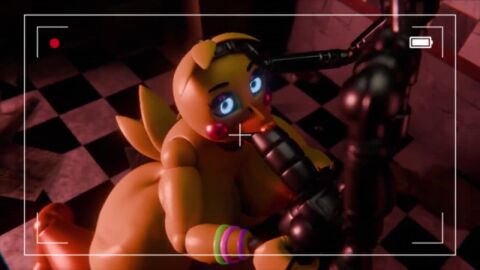 animated avian beak bellathefella blowjob endoskeleton female five_nights_at_freddy's five_nights_at_freddy's_2 furry furry_female glowing_eyes male metallic_body oral oral_penetration oral_sex penis robot robot_boy robot_girl sex sound tagme toy_chica_(fnaf) video