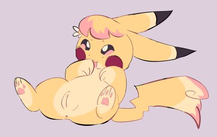 2025 anus bloowolfy digital_drawing_(artwork) digital_media_(artwork) female feral fur generation_1_pokemon genitals hi_res nintendo open_mouth open_smile pikachu pink_background pokemon pokemon_(species) pussy rodent simple_background smile solo vulva yellow_body yellow_fur