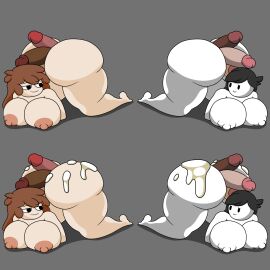 2024 2girls 5boys ass ass_up assjob big_areola big_ass big_breasts black_hair breasts brown_hair buttjob color colored commission cum cum_on_ass cum_on_body dark-skinned_male dark_penis dark_skin female grey_background huge_ass huge_breasts interracial jaiden_animations jaidenanimations jaidens_mom light-skinned_female light-skinned_male light_penis light_skin looking_at_another looking_back male milf milfs multiple_boys multiple_buttjob multiple_males multiple_penises penis raised_eyebrows scarecorrode shaded shgurr shgurrs_mom smile smiling straight time_stop white_body white_skin youtube youtube_avatar