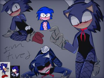 boy bunny_ears bunny_tail bunnysuit faker_(revie) fakersonic gay hog_(rblxtrex) kaiserz_07 male sonic.exe_(series) sonic_(series)