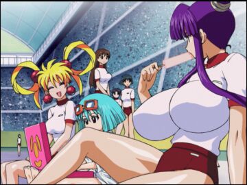 1girls big_breasts bouncing_breasts breasts_bigger_than_head buruma curvy eiken fat_tits fit fit_female gym_uniform heavy_breasts hotpants huge_breasts kirika_misono large_breasts legs light-skinned_female long_hair nipple_bulge perfect_legs phallic_symbol ponytail poolside popsicle purple_eyes purple_hair school_uniform shiny_skin shirt_tucked_in thick thick_thighs voluptuous_female wide_hips