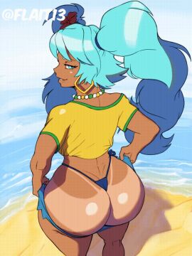1girls 3:4 animated ass ass_cleavage_tanline back_view big_ass big_breasts big_thighs blue_eyes blue_hair brazil brazilian brazilian_female brazilian_miku breasts curvy curvy_female curvy_figure cyan_eyes cyan_hair female female_only flait hatsune_miku highres huge_ass huge_thighs jiggling_ass latin_american_hatsune_miku_(meme) long_hair looking_at_viewer shiny_skin shirt shorts solo tagme tan tan_body tanline thick thick_ass thick_hips thick_legs thick_thighs thighs thong thong_aside twintails vertical_video vocaloid wide_hips yellow_shirt