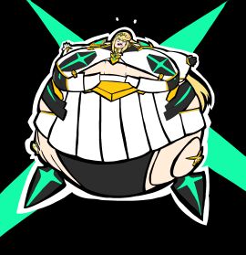angry blimp breasts female floating hyper_breasts mythra_(xenoblade) spherical_inflation sunken_limbs