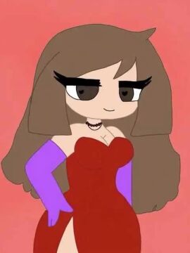 ai-created ai_generated aliya_(aliyal007) aliyal007 animated animation areola areolae big_breasts breasts breasts_out brown_eyes brown_hair closed_eyes disney dress dress_lift elbow_gloves eyelashes female holding_breasts huge_breasts hyper_breasts jessica_rabbit lactating lactating_nipples milking milking_breasts milking_tentacles mommy_milkers music necklace necklace_between_breasts nipples nipples_out nipples_touching red_dress slit_dress sound tagme video who_framed_roger_rabbit