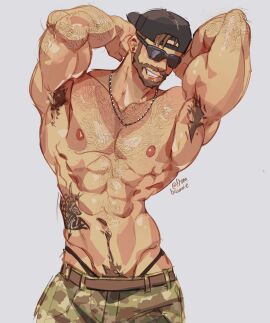 1boy 1guy armpit_fetish armpit_hair armpits armpits_fetish athletic athletic_male bara baseball_cap beard beard_stubble color colored colored_sketch exposed_armpits exposed_thong exposed_underwear flexing flexing_bicep flexing_biceps g-string grand_theft_auto grand_theft_auto_vi happy_trail jason_(gta) jason_duval jason_duval_(gta_vi) male male_focus male_only muscles muscular muscular_male pecs pectorals posing posing_for_the_viewer rockstar_games shirtless shirtless_(male) shirtless_male shorts solo solo_male sunglasses sunglasses_on_head thombrownie thong thong_exposed toned toned_arms toned_belly toned_body toned_male toned_stomach topless topless_male yaoi