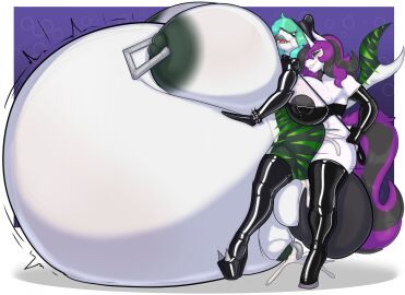 2024 absurd_res anthro anthro_on_anthro anthro_penetrated anthro_penetrating anthro_penetrating_anthro armwear balls bandeau belly big_balls big_belly big_breasts big_penis black_armwear black_bandeau black_body black_clothing black_collar black_elbow_gloves black_gloves black_hair black_handwear black_latex black_leash black_legwear black_nipples black_thigh_boots black_thigh_highs black_topwear bodily_fluids boots breasts clothing collar cum cum_inside cum_on_ground dominant dominant_anthro dominant_futa dominant_intersex duo elbow_gloves equid equine female fin fish footwear futa/futa futa_penetrated futa_penetrating futa_penetrating_futa futa_penetrating_intersex futanari genital_fluids genital_piercing genitals gloves green_stripes hair handwear hi_res hooves horn huge_balls huge_belly huge_breasts huge_cock hyper hyper_balls hyper_belly hyper_genitalia hyper_inflation inflation intersex intersex/intersex intersex_penetrated intersex_penetrating intersex_penetrating_futa intersex_penetrating_intersex kisha_tashwood latex latex_armwear latex_bandeau latex_boots latex_clothing latex_elbow_gloves latex_footwear latex_gloves latex_handwear latex_legwear latex_thigh_boots latex_thigh_highs latex_topwear leash leash_pull leashed_collar legwear mammal marine multicolored_body multicolored_hair mythological_creature mythological_equine mythology nipple_piercing nipples open_mouth penetration penis penis_piercing piercing pillowymounds purple_eyes purple_hair sex shark sharp_teeth shoes spiked_wristband stripes submissive submissive_female submissive_futa submissive_intersex tail tail_fin teeth thick_thighs thigh_boots thigh_highs topwear turquoise_hair two-tone_hair unicorn white_body