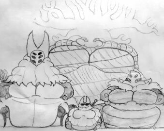 4_eyes 4girls anthro anthro_only bee bug bug_girl chubby chubby_anthro chubby_female female female_focus female_only furry furry_female furry_only herrah hollow_knight hornet_(hollow_knight) hymenopteran hymenopteran_humanoid insect_girl insect_humanoid insects larger_female larger_female_smaller_male laying_down laying_on_back male milf milfs multi_eye neck_fur neck_tuft obese overweight overweight_anthro overweight_female pale_king_(hollow_knight) princess queen queen_bee queen_vespa queens smaller_male spider spider_girl spider_humanoid stinger stinger_(anatomy) team_cherry wasp wasp_waist weaver white_lady_(hollow_knight)