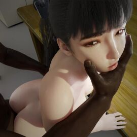 1boy 1girls 3d animated belly belly_bulge big_ass big_breasts big_butt big_penis dark-skinned_male doggy_style doggy_style_position eve_(stellar_blade) hardpiupiu sound standing standing_doggy_style standing_sex stellar_blade stomach_bulge stomach_deformation tagme video