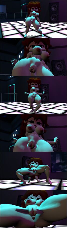 1girls 3d anus areolae barefoot breasts completely_nude female female_only friday_night_funkin full_body garry's_mod gf_fnf_fan girlfriend_(friday_night_funkin) kabalmystic_(style) long_hair naked naked_female nipples nude nude_female pussy pussy_focus solo solo_female