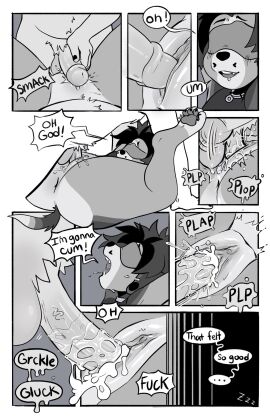 9_panel_comic angelbite_piercing anthro anthro_on_anthro anthro_penetrated anthro_penetrating anthro_penetrating_anthro anus ass balls blindfold bodily_fluids canid canine canis collar cum cum_in_pussy cum_inside cumshot cuntboy cuntboy/male cuntboy_penetrated curling_toes dialogue domestic_dog ear_piercing ejaculation english_text erection facial_piercing fangs feet feet_up from_front_position gauged_ear genital_fluids genitals greyscale hi_res humanoid_genitalia humanoid_penis humanoid_pussy intersex intersex/male intersex_penetrated lip_piercing looking_pleasured lying male male_penetrating male_penetrating_cuntboy male_penetrating_intersex mammal missionary_position monochrome on_back open_mouth open_smile orgasm orson_(sparkibarki) penetration penile penile_penetration penis penis_in_pussy piercing pussy sex sleeping smile sound_effects sparkibarki speech_bubble stud_piercing teeth text vaginal_penetration vein veiny_penis vowelless vowelless_sound_effect zzz