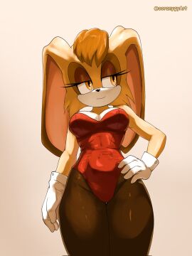leotard milf pantyhose sonic_(series) soranygy vanilla_the_rabbit