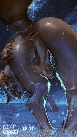 anthro anus ass balls blue_background brown_body brown_eyes brown_fur claws fur genitals goatsorbet guardians_of_the_galaxy hand_on_butt hi_res looking_at_viewer male mammal marvel presenting presenting_anus procyonid raccoon rocket_raccoon saggy_balls simple_background smile smiling_at_viewer solo spread_anus spread_butt spreading tail