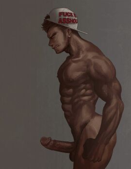 10s 1boy 2014 abs anal_object_insertion animated backwards_baseball_cap catrasche cum_while_penetrated cumshot dildo dildo_in_ass erect_penis erection foreskin gay hat_only male male_only muscular muscular_male naked_male pecs penis retracted_foreskin spiked_dildo tagme uncircumcised yaoi
