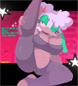 1girls bunny_ears bunny_girl fan_character female gym_uniform lost_media mobian_(species) original_character parasol_(twhattup) sonic_(series) sonic_oc suggestive suggestive_dialogue suggestive_gesture suggestive_look suggestive_pose sweatdrop twhattup yellow_eyes