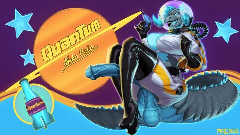 2024 animal_genitalia animal_penis anthro balls big_balls big_breasts big_penis biped black_clothing black_gloves black_handwear black_legwear black_thigh_boots black_thigh_highs blue_balls blue_body blue_breasts blue_eyes blue_penis blue_scales boots breasts clothing deathclaw digital_media_(artwork) equine_genitalia equine_penis erection fake_advertisement fallout female footwear futa_anthro futanari genitals gloves grey_body grey_scales gun handwear hi_res high_heel_boots high_heeled_boots high_heels holding_gun holding_object holding_ranged_weapon holding_weapon huge_balls huge_cock intersex intersex_anthro legwear looking_at_viewer magnetus microsoft mirva_(beatleboy62) multicolored_body multicolored_scales nipple_outline nuka-cola nuka-cola_quantum nuka_girl_(cosplay) open_mouth penis ranged_weapon scales scalie shoes solo space_helmet thigh_boots thigh_highs two-tone_body two-tone_scales vein veiny_penis weapon