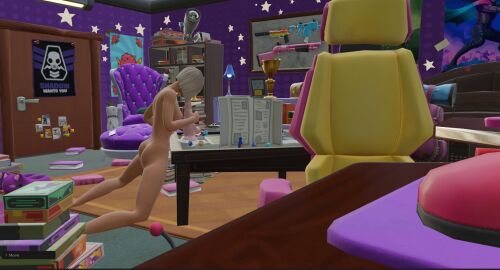 alternate_angle alternate_version alternate_version_available antonia_(fortnite) ass big_dildo breasts completely_nude dark-skinned_female dark_skin dildo dildo_in_mouth female female_only fortnite kfc_(artist) leaning_forward looking_down looking_down_at_dildo multicolored_hair nude nude_female on_knees shiny shiny_skin solo solo_female