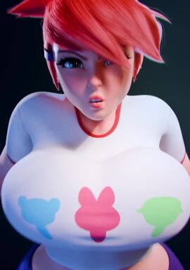 1girls 2024 3d 3d_animation angry animated atomickingboo big_breasts bouncing_breasts breast_jiggle breasts busty cleavage clothing female frankie_foster huge_breasts jiggling_breasts looking_at_viewer massive_breasts no_sound red_hair red_lipstick scrag_boy short_skirt shorter_than_10_seconds shoulder_boulders solo solo_female standing tagme the_besties_(atomickingboo) vertical_video video voluptuous voluptuous_female wasp_waist