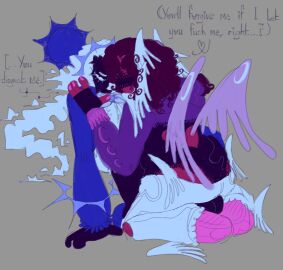 2boys animated asking_for_sex cccconcordia chonny's_charming_chaos_compendium chonny_jash chubby clothed dry_humping gay grinding hand_on_hip male male_only non-human self_upload sitting_on_lap the_heart_(chonny_jash) the_mind_(chonny_jash) toony