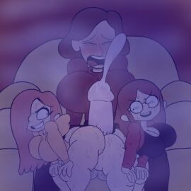 1futa 2girls ass assjob bottomless breasts buttjob clothed clothing collaborative_buttjob condom cum cum_in_condom cumming dickgirl double_assjob double_buttjob duplicate erection evil_girl female futa_on_female futanari huge_ass huge_cock human intersex light-skinned_female light-skinned_futa light_skin marra milk milking netflix netflix_character partially_clothed penis seductive sex sweat sweat_drip sweating teamwork teenager thick_thighs wide_hips