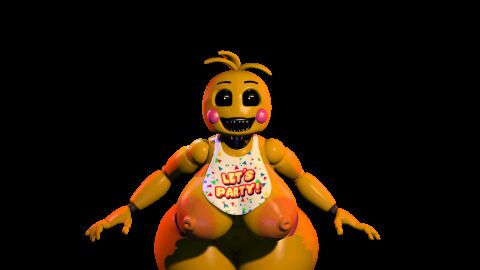 1girls animated big_ass big_breasts five_nights_at_freddy's five_nights_at_freddy's_2 jumpscare naked naked_female solo solo_female tagme toy_chica_(classic) toy_chica_(fnaf)