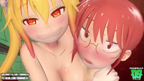 1boy 2girls after_sex animated blonde_hair blowjob blowjob_face bouncing_breasts bunnysuit comedy cum cum_inside dark-skinned_male dildo doggy_style dominica9 dragon dragon_horns dragon_tail female_on_futa futa_on_female futanari glasses ilulu_(dragon_maid) kissing kobayashi kobayashi-san_chi_no_maidragon lesbian_kiss masturbation paizuri prostitute prostitution red_hair romance rubyredva sex short_hair starlieskyeva sunglasses tagme titjob tohru_(dragon_maid) tsundere twintails video yuri