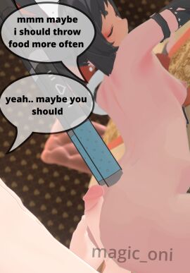 3d ass breasts cat_girl catgirl female magic_oni nekomiya_mana zenless_zone_zero