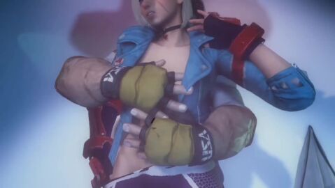 1boy 1girls 3d animated breasts cammy_white ccccm exposed_pussy female fondling_breast luke_sullivan male pants_pulled_down sound straight street_fighter street_fighter_6 tagme video virt-a-mate virtamate white_female white_male