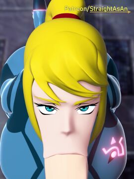 1boy 1girls 3d :>= animated anteater_face blowjob blowjob_face cock cock_hungry fellatio fellatio_face female forced_deepthroat holding_head holding_head_down holding_partner's_head irrumatio longer_than_10_seconds male meaty_dick metroid penis samus_aran shorter_than_30_seconds straightasan tagme vertical_video video