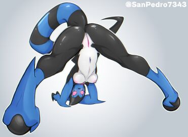 1girls alien alien_girl alien_milf all_fours ben_10 ben_10_omniverse big_breasts blue_skin breasts chaquetrix female golden_week jack-o_pose kineceleran looking_at_viewer looking_back medium_breasts pussy sanpedro7343 smile spread_legs thick_thighs