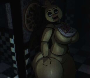1girls alternate_ass_size alternate_body_type alternate_breast_size animatronic ass big_ass big_breasts breasts chica_(fnaf) chica_(fnaf_1) classic_chica_(fnaf) female five_nights_at_freddy's looking_at_viewer no_sex solo solo_female solo_focus tagme theodyss thick_thighs voluptuous voluptuous_female
